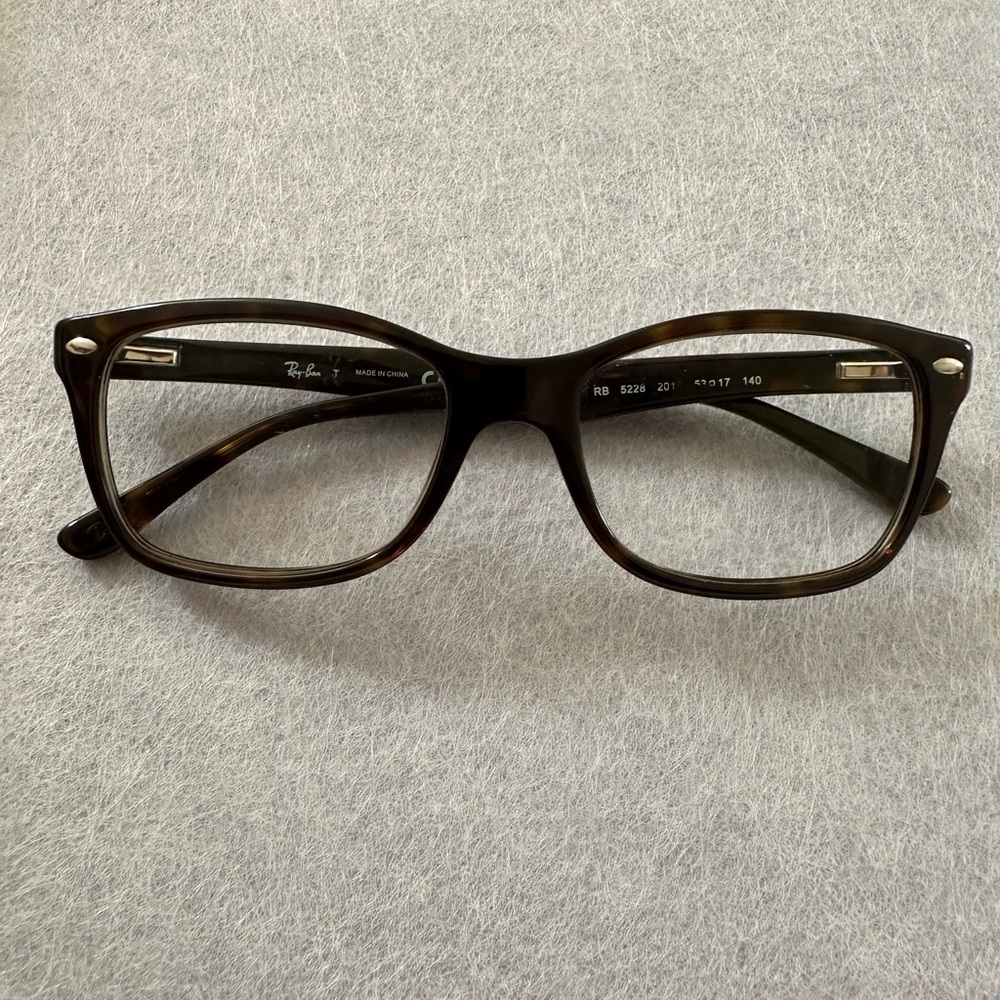 Ray-Ban RB 5228 Tortoise Shell Glasses and Case
